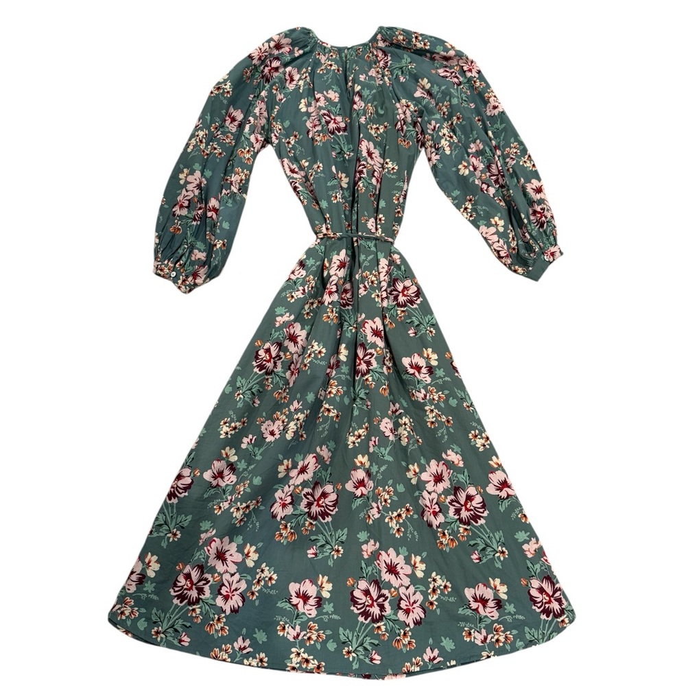 Olivia James The Label Sage Floral Long Sleeve Maxi Dress - Picture 8 of 11